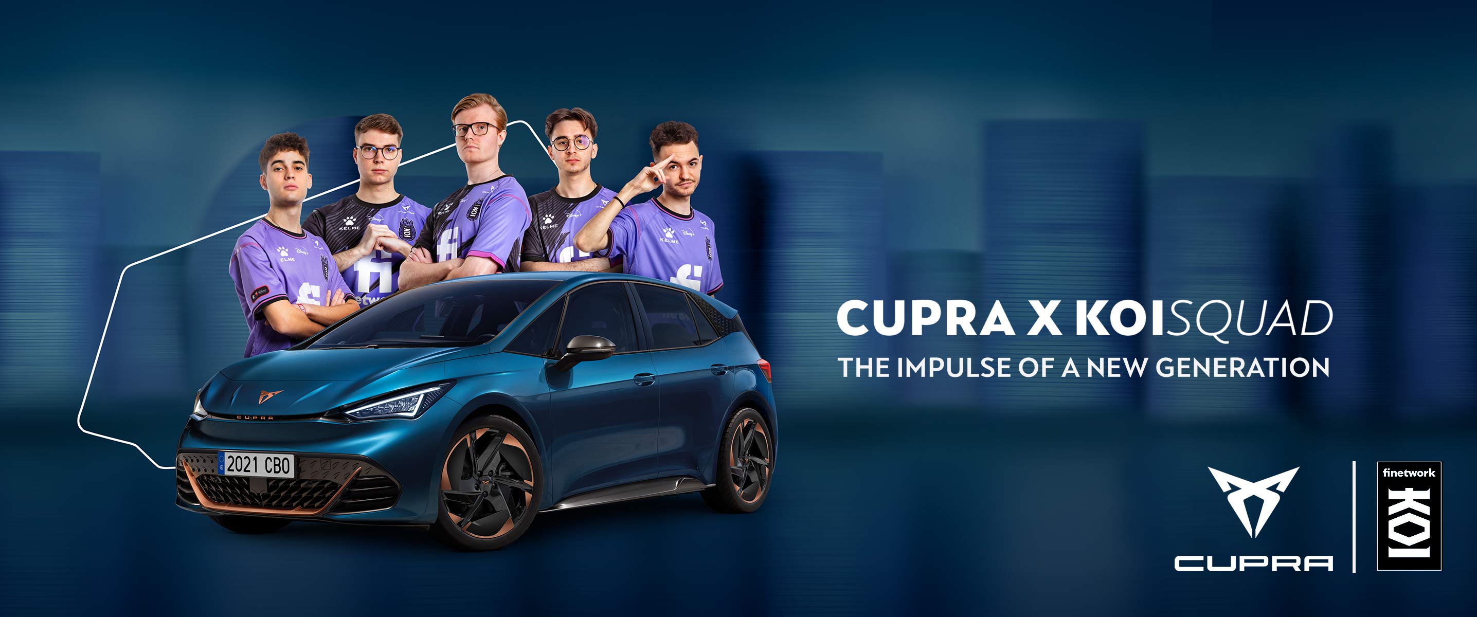 CUPRA becoming the official sponsor of the esports club created by star streamer and presenter Ibai Llanos and FC Barcelona star Gerard Piqué